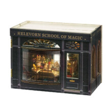 DIY Book Nook Kit 3D Puzzle Wooden Bookshelf Insert for Unique Shelf Decoration MINI110