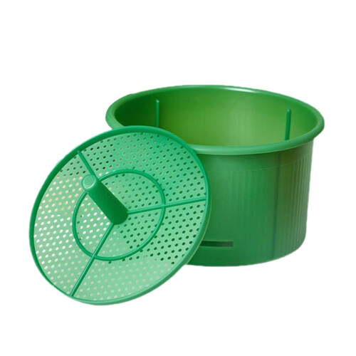 Beans Sprouts Pot Planting Container Indoor Sprouting Container Plastic Window Sill Planter Drainage Hole