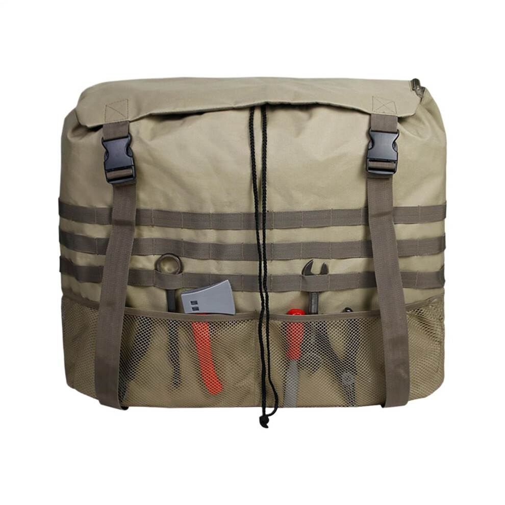 Weatherproof Spare Tire Trash Bag With Large Capacity And Adjustable Straps For Overlanding Gear 9382693232083
