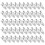 50pcs Brooch Pins Multiuse Safety Pins Back Clasp-Silver 15mm 1