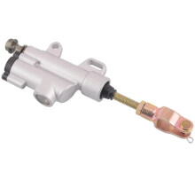 Motorcycle Rear Brake Master Cylinder Hydraulic Pump for 50cc250cc ATV Dirt Bike Silver