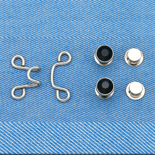 Adjustable Metal Waist Button Tighteners Pants-Style 6 large 1