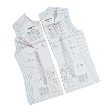 Multi-size kleermakerij liniaal jurk liniaal jurk patroon