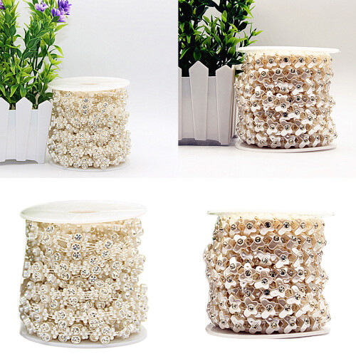 Imitation Pearls Bead Chain Artificial Pearls String Bead-AA094 2
