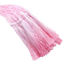 20pcs Vibrancy Tassels Silk Fringes For Craft Project-Pink Pink
