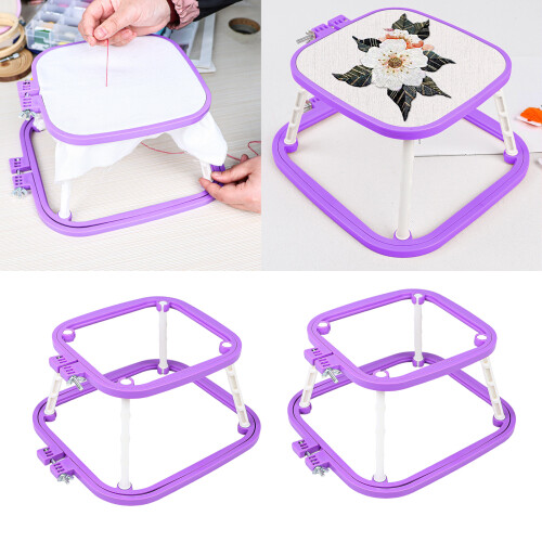 Double Layer Embroidery Frame Adjustable Crosses-small 1