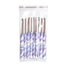 Ergonomic Grip Crochet Hook for Knitting Sweater Scarf-9 pieces