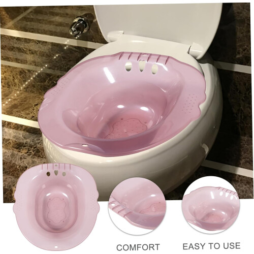 Postpartum Sitz Bath Basin with Overflow Thickened Deep Basin for Women 2