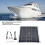 200W Waterproof Portable Solar Panel 28x28cm Lightweight USB Charger 5