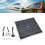 200W Waterproof Portable Solar Panel 28x28cm Lightweight USB Charger 6