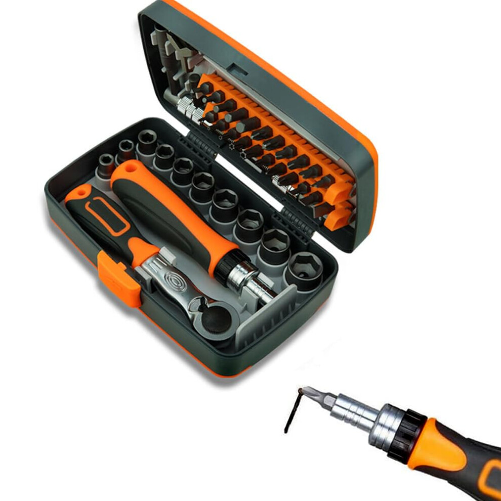 38In1 Ratchet Screwdriver Set, Household Tool Kit For Home Repairs 9199774569903
