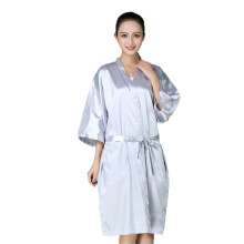 Kimono da donna con cintura interna, design con scollo a V e cintura removibile, accappatoio leggero con tessuto traspirante, materiale delicato