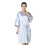 Γυναικεία ρόμπα με V-Neck, μανίκια μήκους 3/4, τσέπες με πλαϊνές ραφές, μπουρνούζι 1