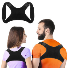 Supporto per la schiena con materiale traspirante per uomo e donna, invisibile sotto i vestiti, ideale per feste di Halloween e discoteche.
