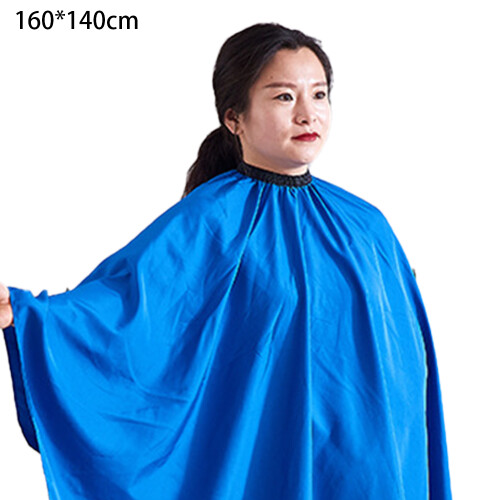Capa de corte de cabelo reutilizável, fácil de limpar, tamanho universal, com proteção antiestática e resistente a manchas. Capa multifuncional 1