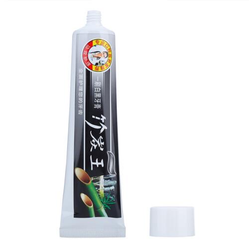 Οδοντόκρεμα χωρίς φθόριο, φυσικός άνθρακας μπαμπού, λεύκανση, οργανική