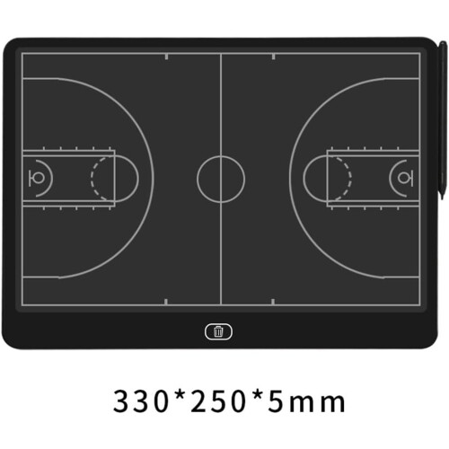 Electronic Coaching Board 16Inch LCD Screen, Lock Function, Strategy Marker Board For Basketball, Vertical Orientation 2