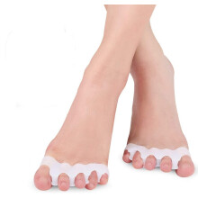 Zehenspreizer für Hallux valgus 1 Paar White