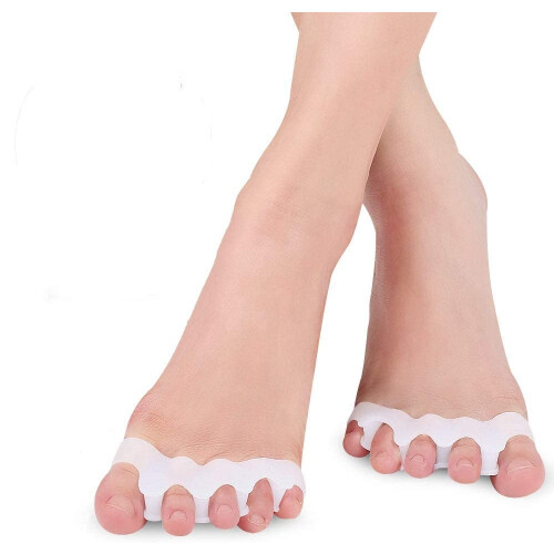 Zehenspreizer für Hallux valgus 1 Paar White