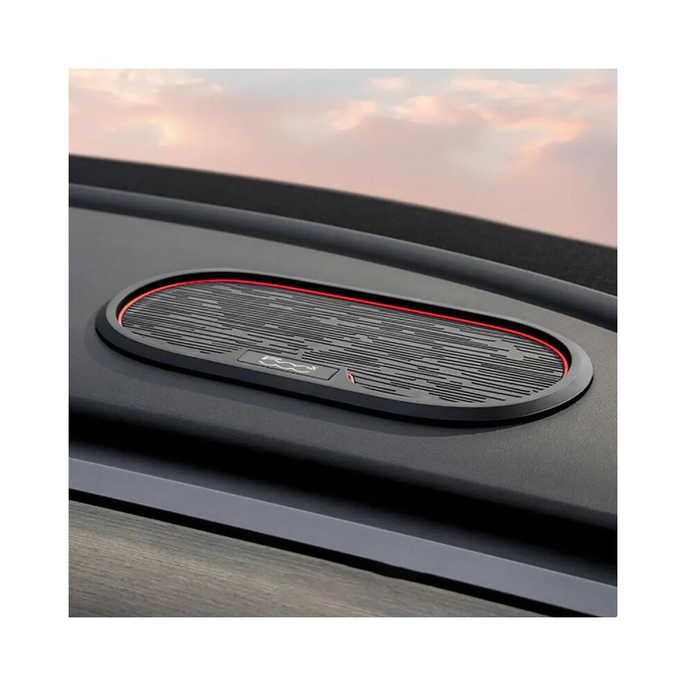Car Dashboard Antislip Mat For Fiat 500X, Silicone Nonslip Pad Holder For Phone And Keys, Washable 9199774078344