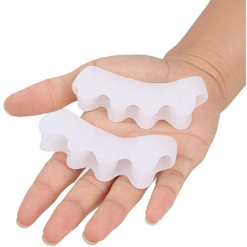Zehenspreizer für Hallux valgus 1 Paar White 1