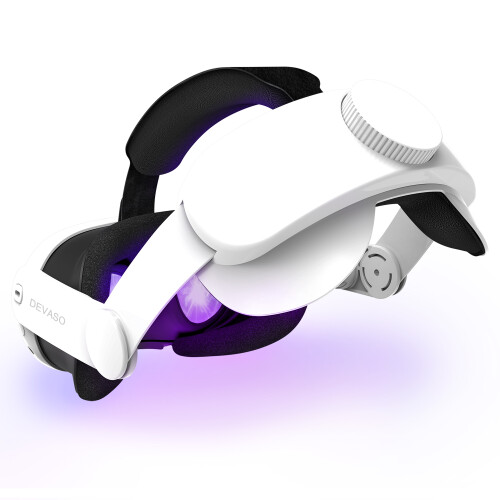 DEVASO Verstellbares Kopfband für VR-Headsets White