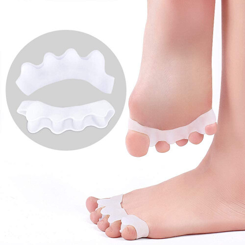Zehenspreizer für Hallux valgus 1 Paar White 2
