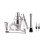 Cocktailset Edelstahl Silber 8-teilig 7