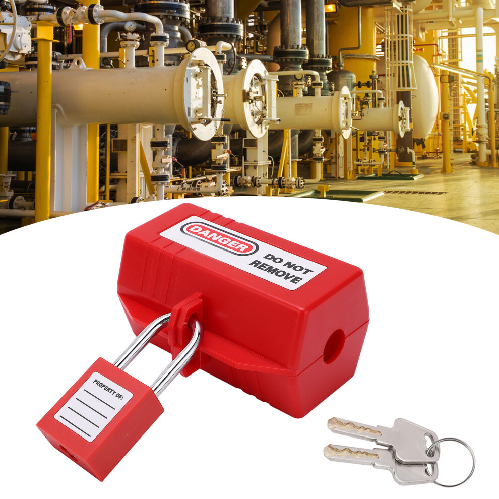 Durable Electrical Lockout Kit With 38Mm Padlock For Various Appliances 8181375642643