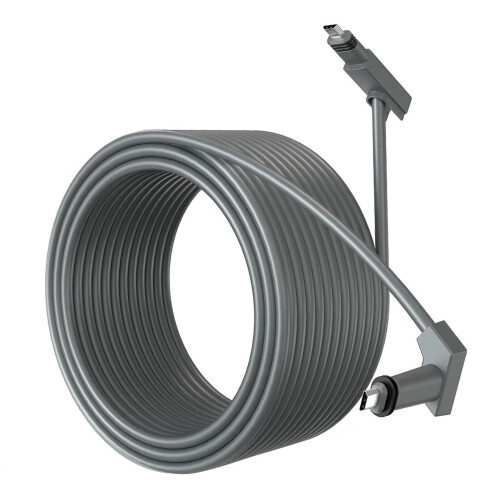 Rectangular Satellite Cable 49.2Foot Extension Cable, 1200 Mbps, Rubber Copper Extension Cord
