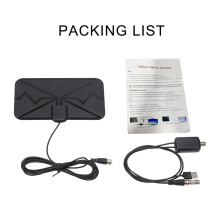 Digital Indoor TV Antenna with Signal Amplifier for Better HD DVB-T Signal