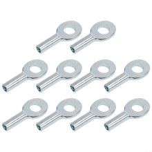 Gym Cable Pulley Kit with Cable Eyelet Terminals for 5mm and 6mm Cables, Durable Metal Parts