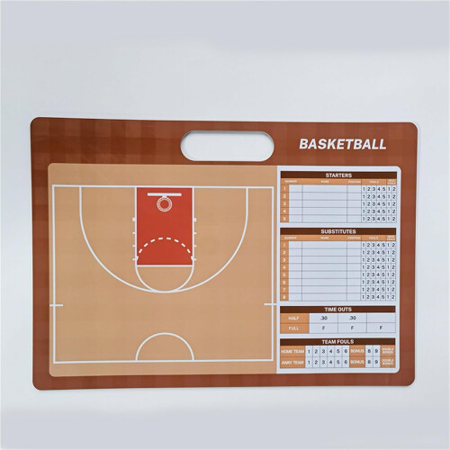 Basketball Training Tactics Board 1 Set With 2 Pens For Demonstration And Practice Training Aid 1