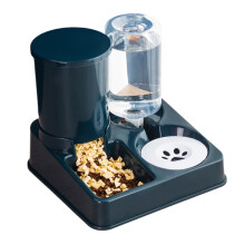 Cat Food & Water Dispenser 2In1 Bowl With NonSlip Portable Removable Feeder For Cats Dogs Rabbits