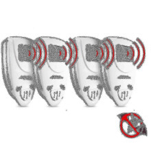 (UK PLUG) Ultrasonic Bat Repellent Pack Of 4 - Get Rid Of Bats In 72 Hours