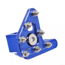 CNC Rear Brake Pedal Lever For All Motorcycles And ATVs 6mm Installation Hole 150 Degree Rotation Aluminum Alloy Blue