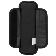 Non Slip 3D Design Guitar Strap Cushions Black L Shock Resistant Pads