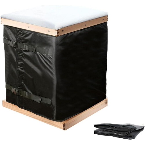 Winter Beehive Insulation Cover Adjustable For Hive Sizes Waterproof Windproof Layers Moisture Proof Cold Resistant 1