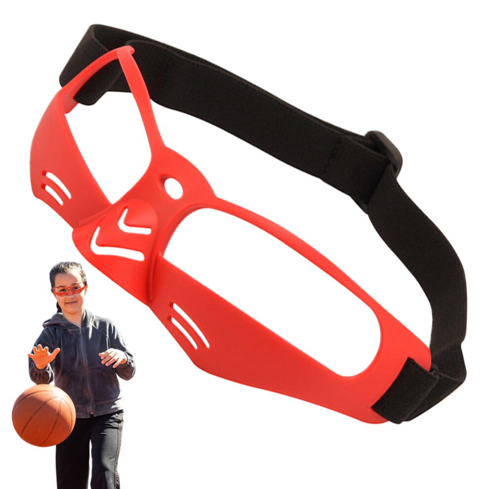 Basketball Dribble Goggles For Youth And Adults, Protective Training Glasses For Dribbling Practice, Red Sports Equipment 9382693237880