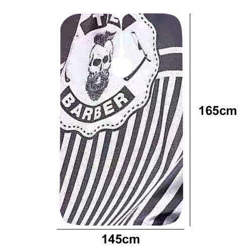 Capa de poliéster para corte de cabelo, capa profissional para salão com fecho de pressão, resistente à água e capa leve e funcional para 1