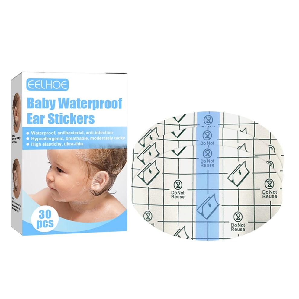 Stickers For Kids Boys Baby Waterproof Ear Patch, Ear Protector For Swimming, Bath And Shampoo, Multicolor, One Size
