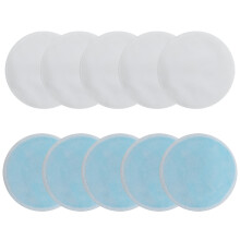 Duurzame, open celstructuur microvezel waxapplicators met klittenbandsluiting voor een veilige bevestiging, 10 reisvriendelijke en herbruikbare