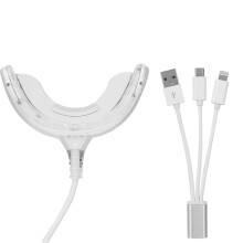 Teeth Whitening LED Accelerator Light Professional Grade Device For Fast Whitening Results With 16 Powerful LED Bulbs Hands Free Smartphone Powered