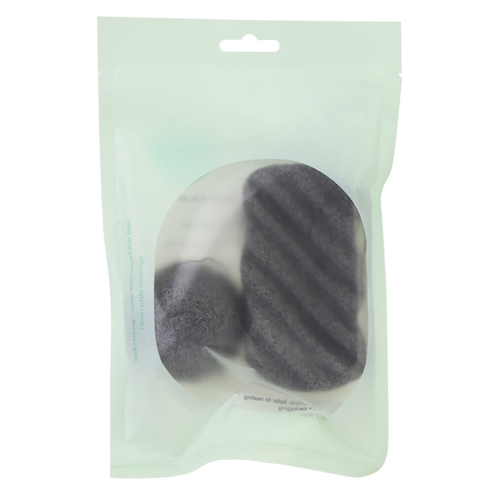 Gentle Konjac Sponge For Sensitive Skin With Activated Charcoal And Aloe Vera Infused Removes Dead Skin Eco Friendly Deep Cleansing Biodegradable