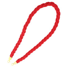 Safety Tool Lanyard Cordon Lanyard with Red Carabiner Quality Cord for Barriers and Crowds Durable and LongLasting Lanyard for Crowd Control