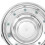 Copertura centrale ruota 04895432AA, resistente e cromata, per Chrysler 300 5