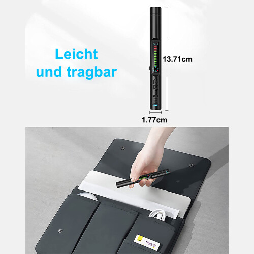 Υψηλής τεχνολογίας εύρεση κρυφών καμερών, έκδοση 2024 με οθόνη, πολυλειτουργική 1
