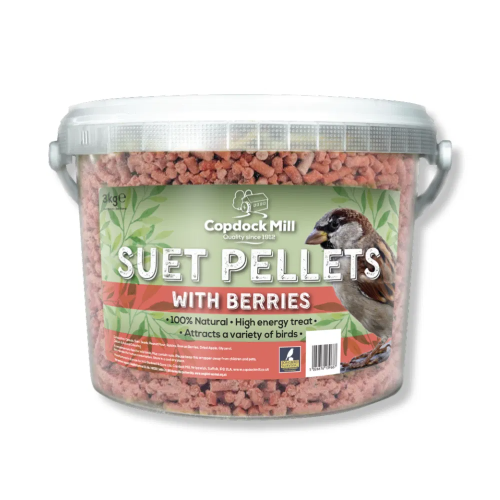 Copdock Mill Suet Pellets Berry Tub  3kg