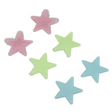 Leuchtende Sterne-Aufkleber 1000 Stück 3 cm