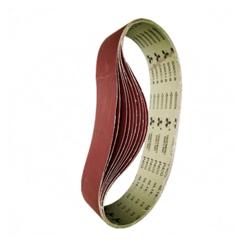 Sanding Belts 533X75mm 10Pack 401000 Grit Aluminium Oxide For P60 Sander 3X21 Inch 9382693384720